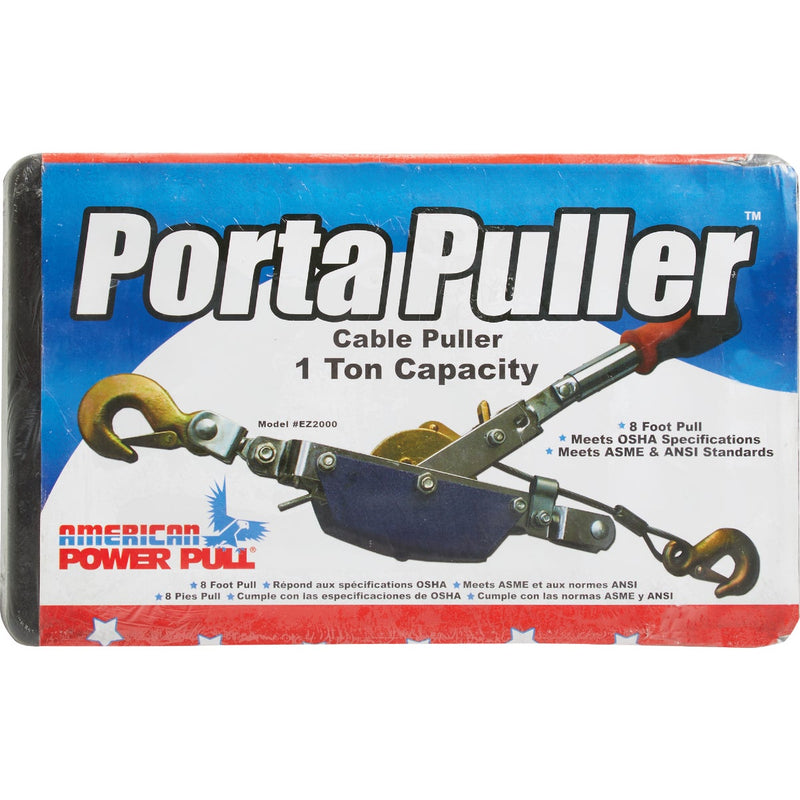 American Power Pull 1/2-Ton to 1-Ton 10 Ft. Cable Puller With Case