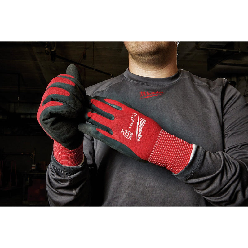 Milwaukee Unisex Medium Latex Coated Cut Level 1 Insulated Work Glove