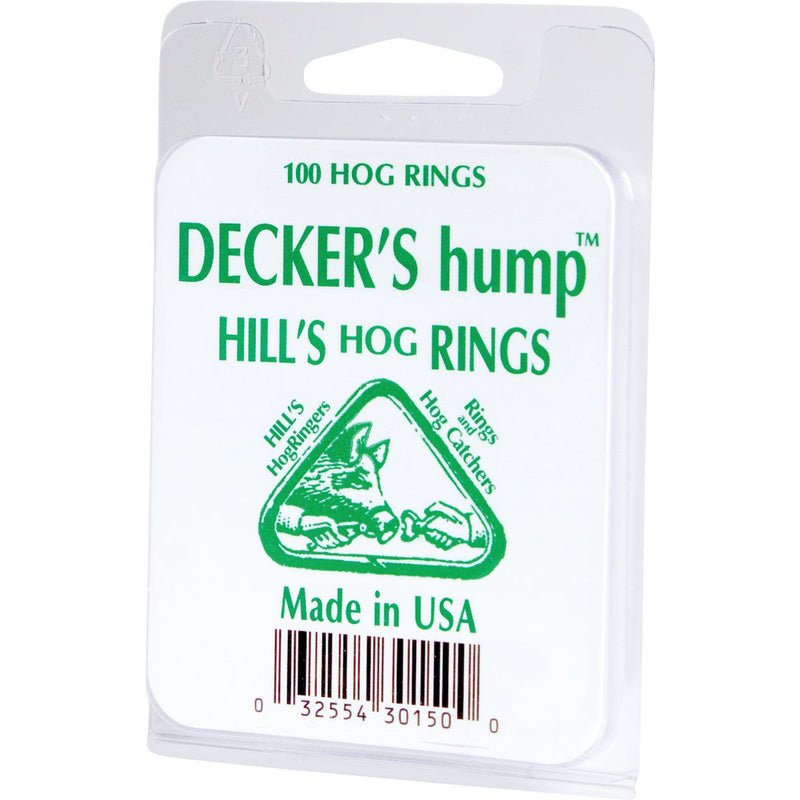 Decker Hill's Steel Hog Ring (100-Pack)