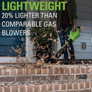 Greenworks 24V 450 CFM 110 MPH Cordless Brushless Handheld Leaf Blower with 4.0 Ah Battery & Charger