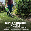 Greenworks 24V 450 CFM 110 MPH Cordless Brushless Handheld Leaf Blower with 4.0 Ah Battery & Charger