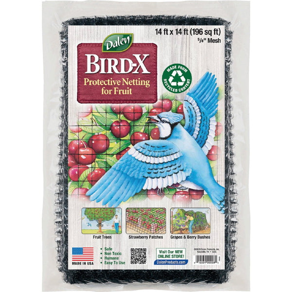 Bird X 3/4 In. Mesh 14 Ft. x 14 Ft. Garden Netting