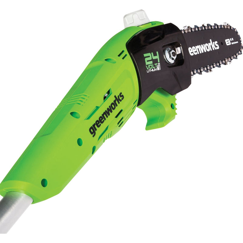 Greenworks 24V 8 In. Pole Saw with 2.0 Ah Battery & Charger