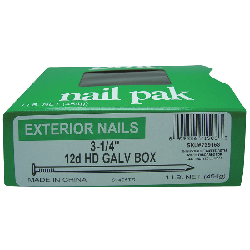 Do it 4d x 1-1/2 In. 14 ga Hot Galvanized Box Nails (473 Ct., 1 Lb.)