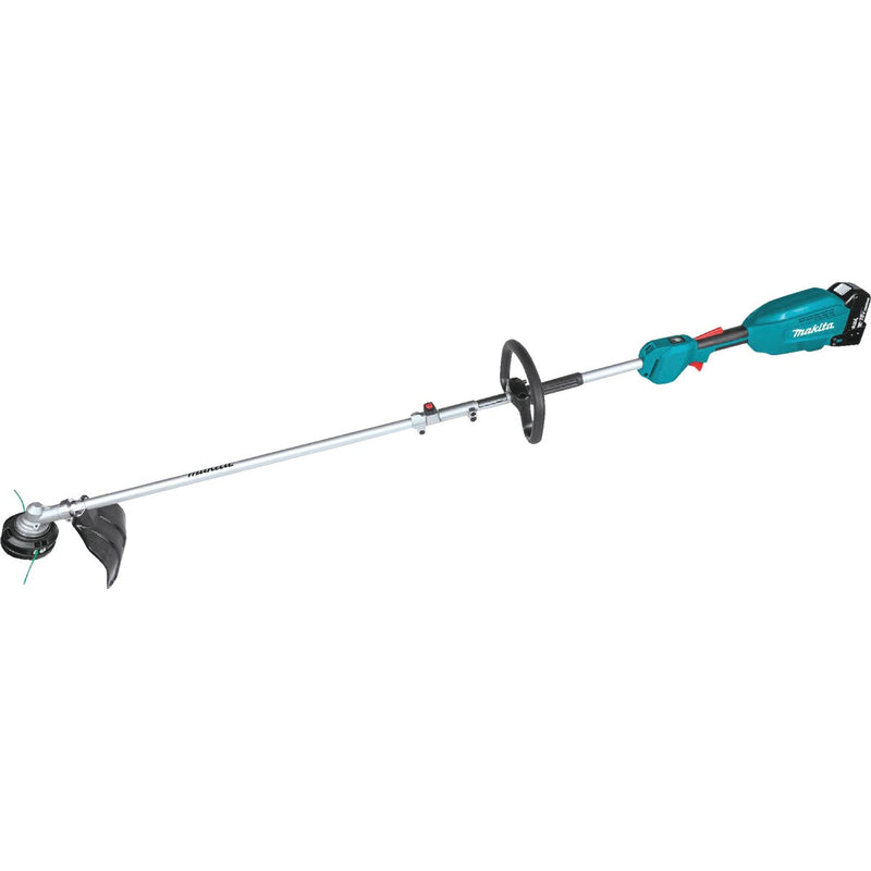 Makita 18V LXT Brushless Cordless Couple Shaft Power Head Kit with 13 In. String Trimmer Attachment