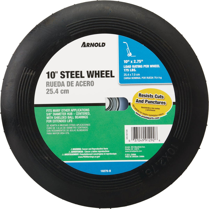 Arnold 10 In. x 1.75 In. Narrow Hub Wheel