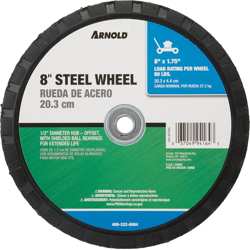 Arnold 8 In. x 1.75 In. Offset Hub Wheel