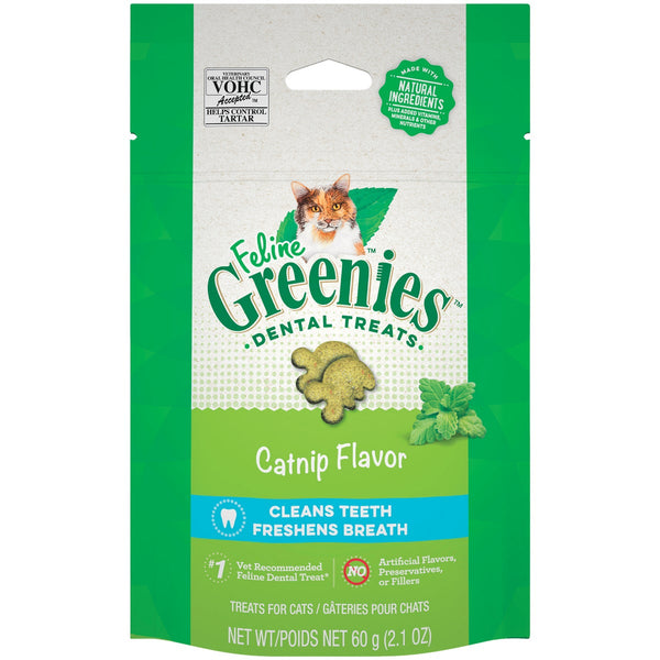 Greenies Catnip 2.1 Oz. Dental Cat Treats