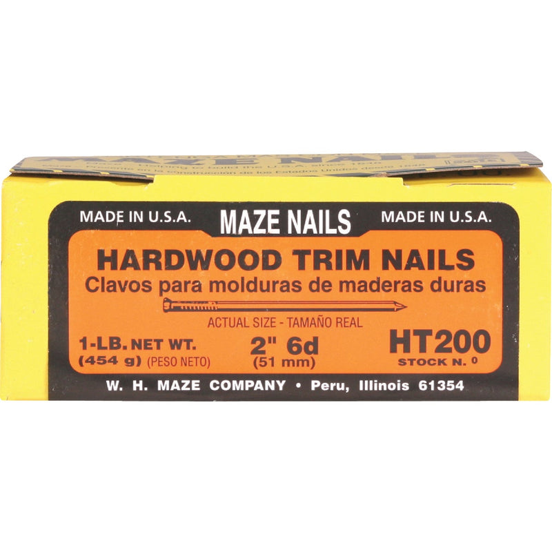Maze 2 In. Hardwood Trim Nails (454 Ct., 1 Lb.)