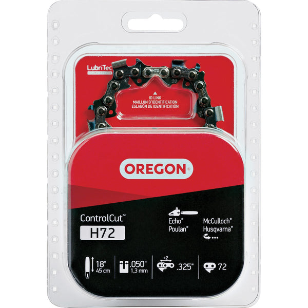 Oregon H72 ControlCut Saw Chain for 18 in. Bar - 72 Drive Links - fits Echo, Craftsman, Homelite, Poulan, Husqvarna, Makita and others