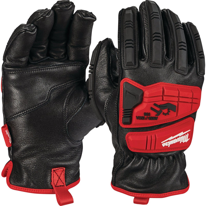 Milwaukee Impact Cut Level 5 Unisex Large Goatskin Leather Work Gloves