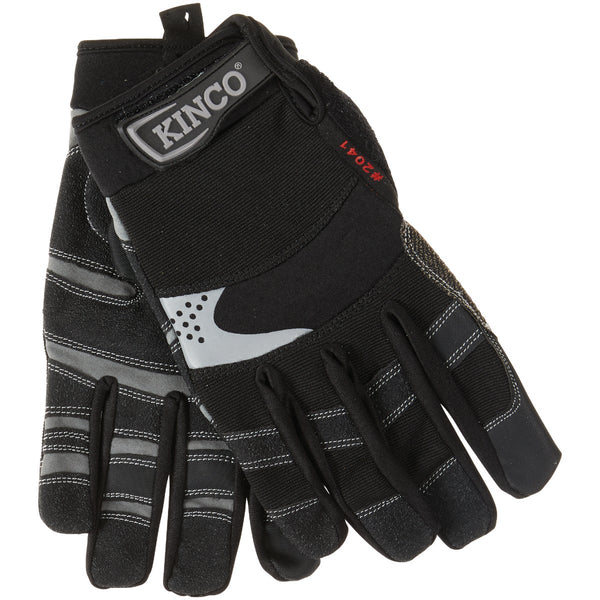 KincoPro General Men's Large Black Synthetic Leather Work Glove