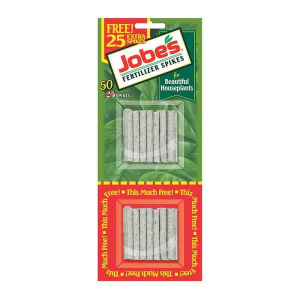 Jobe's 13-4-5 Houseplant Food Spikes (50-Pack)