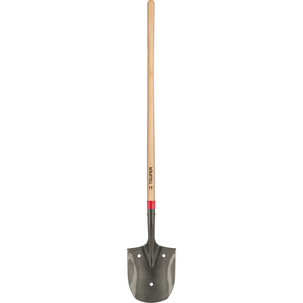 Truper Tru Tough 48 In. Wood Handle Round Point Rice Shovel