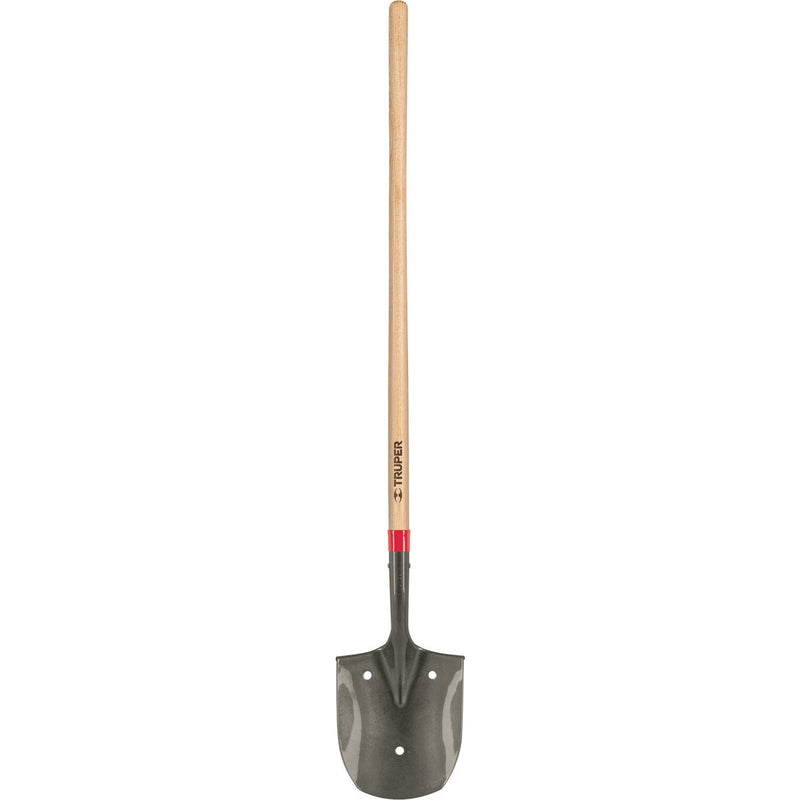 Truper Tru Tough 48 In. Wood Handle Round Point Rice Shovel