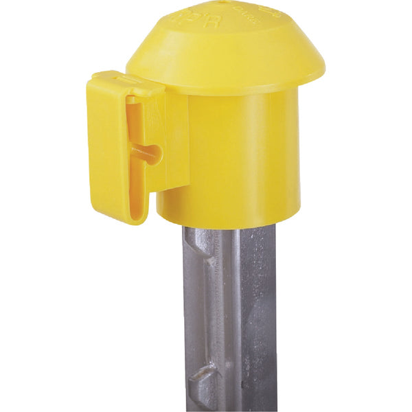 Dare Cap Yellow Polyethylene T-Post Electric Fence Insulator (10-Pack)