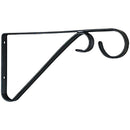 National 6 In. Black Steel Hanging Plant Bracket