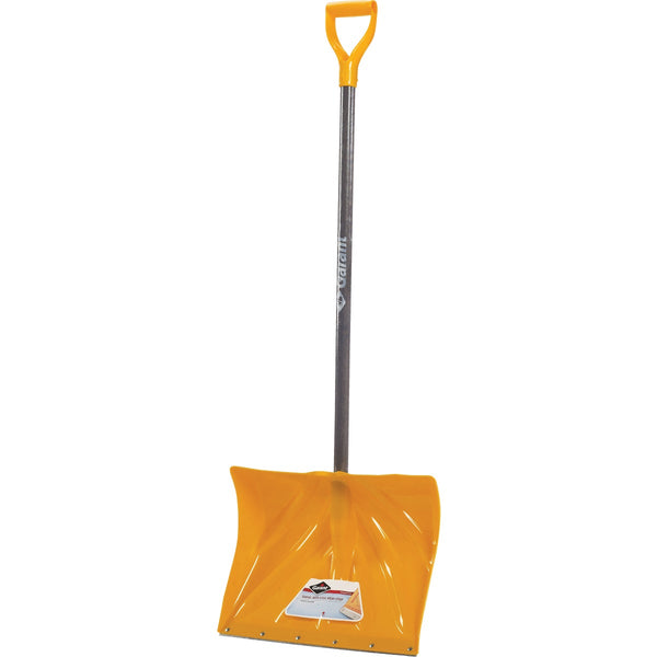 Garant Alpine 18 In. Poly Snow Shovel with Steel Wear Strip and 42.25 In. Wood Handle