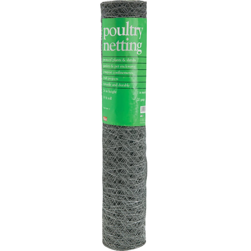 Do it 1 In. x 24 In. H. x 50 Ft. L. Hexagonal Wire Poultry Netting