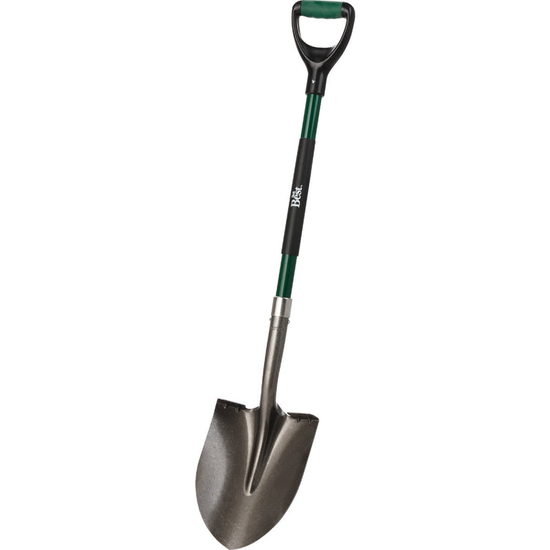 Do it Best 33 In. Fiberglass D-Handle Round Point Shovel