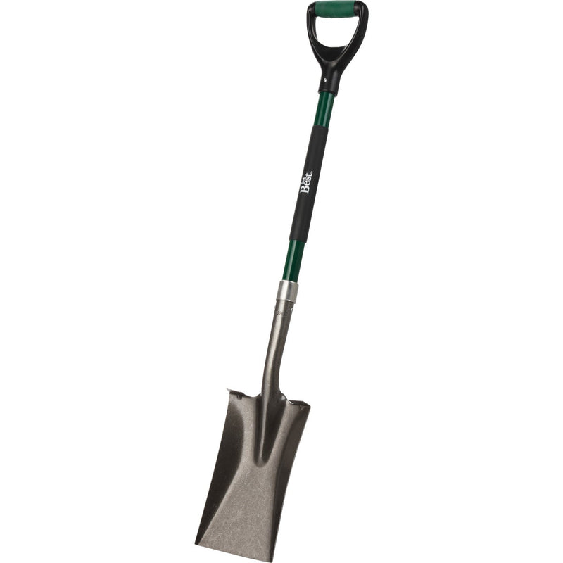 Do it Best 32 In. Fiberglass D-Handle Square Point Garden Spade