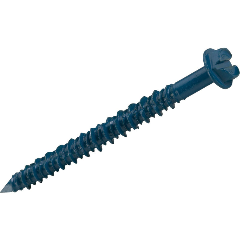 Hillman 1/4 In. x 2-1/4 In. Hex washer Tapper Concrete Screw Anchor (100 Ct.)