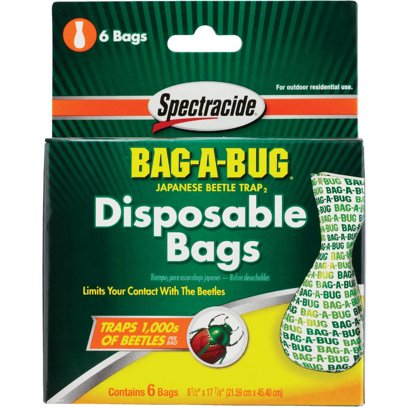 Spectracide Bag-A-Bug Plastic Japanese Beetle Trap Replacement Bag (6-Pack)