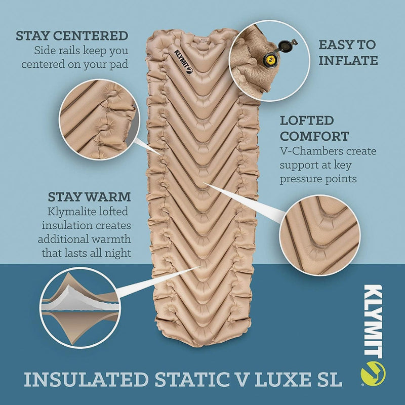 Klymit Insulated Static V Luxe SL Recon Sleeping Pad