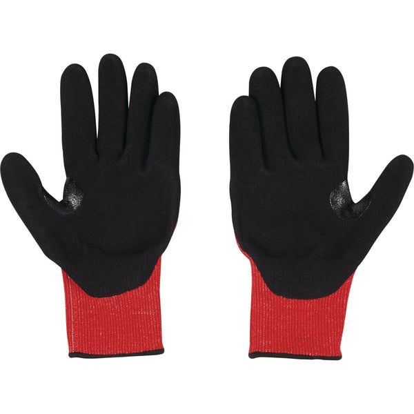 Milwaukee Impact Cut Level 3 Large Unisex Nitrile Dipped Work Gloves
