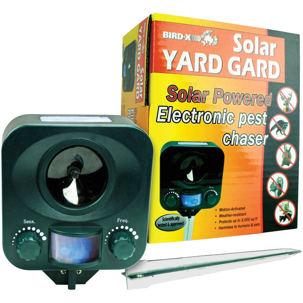 Bird-X Yard Gard 3000 Sq. Ft. Coverage Solar Electronic Pest Repellent