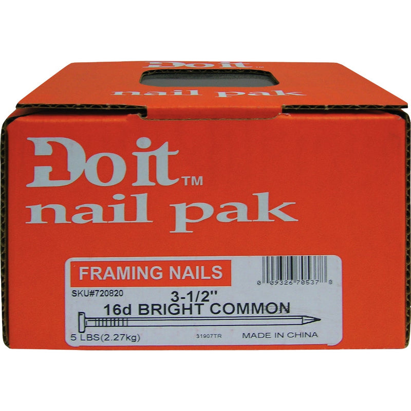 Do it 16d x 3-1/2 In. 8 ga Bright Common Nails (235 Ct., 5 Lb.)