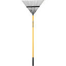 Tru Pro 26 In. Steel Head 54 In. Fiberglass Handle Leaf Rake (26-Tine)