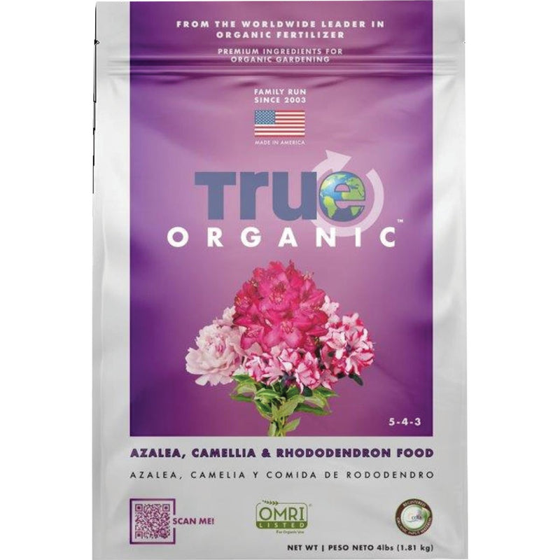 True Organic 4 Lb. 5-4-3 Azalea, Camellia & Rhododendron Dry Plant Food
