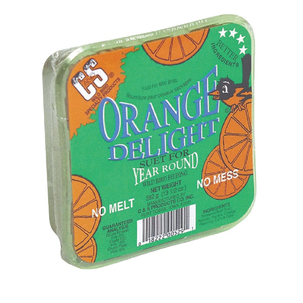 C&S 11.75 Oz. Orange Delight No Melt Suet