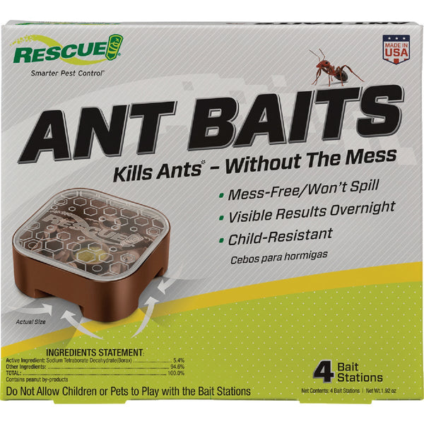 Rescue Ant Bait Station (4-Pack)