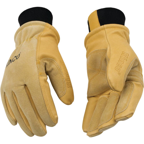 Kinco Men's Large Premium Pigskin Thermal Insulated Winter Work Glove