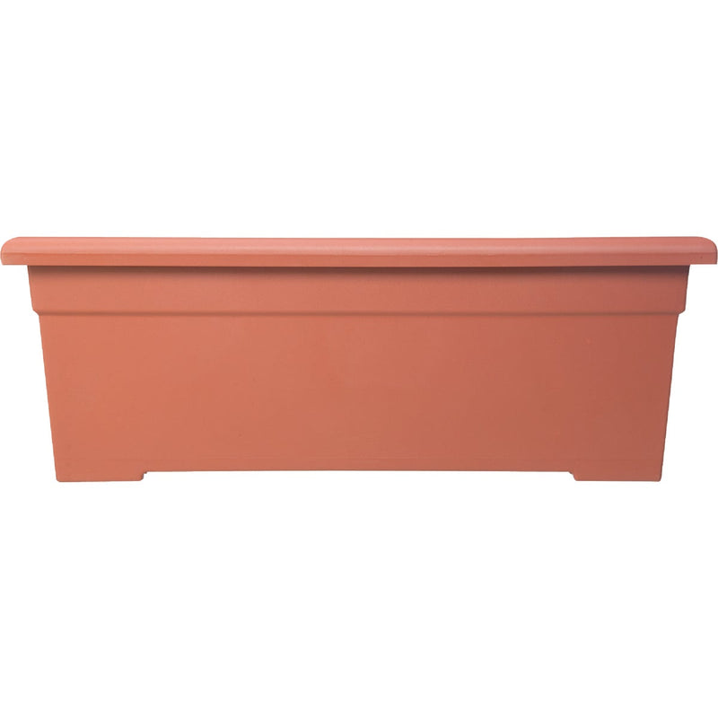 Myers 28 In. Poly Romana Clay Color Flower Box