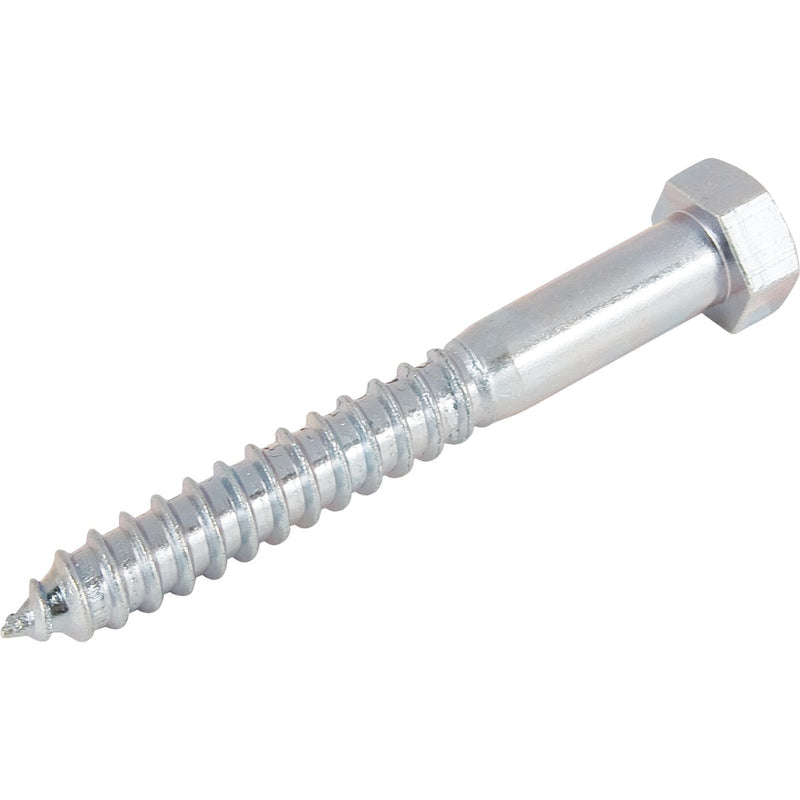 Hillman 1/2 In. x 10 In. Zinc Hex Lag Screw (25 Ct.)