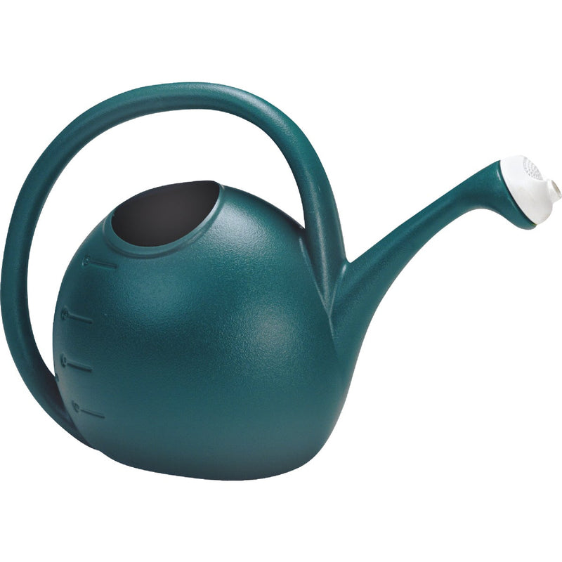 The HC Companies 2 Gal. Greenish Blue Poly Adjustable Flow Watering Can