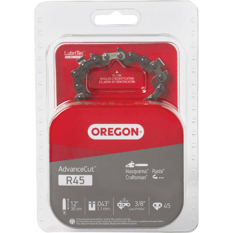 Oregon R45 AdvanceCut Chainsaw Chain for 12 In. Bar - 45 Drive Links