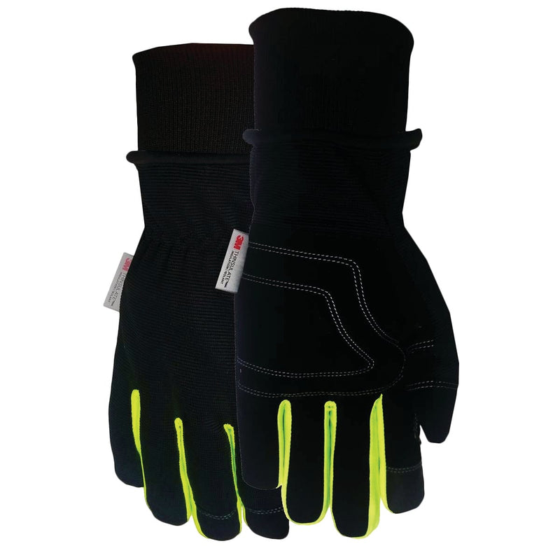 Midwest Gloves & Gear Max Performance Men's XL Thinsulate Lined Work Glove with Snow Cuff