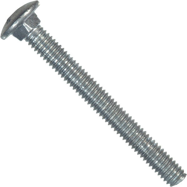 Hillman 1/4 In. x 2-1/2 In. Grade 2 Galvanized Carriage Bolt (100 Ct.)