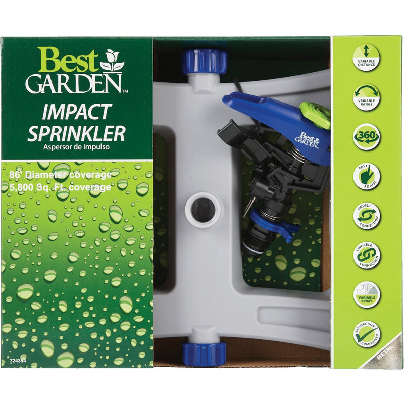 Best Garden Poly 5800 Sq. Ft. Sled Impulse Sprinkler