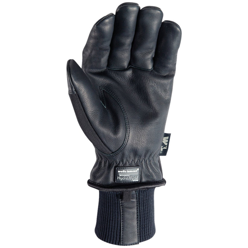 Wells Lamont HydraHyde Men's Large Grain Goatskin Black Insulated Work Glove