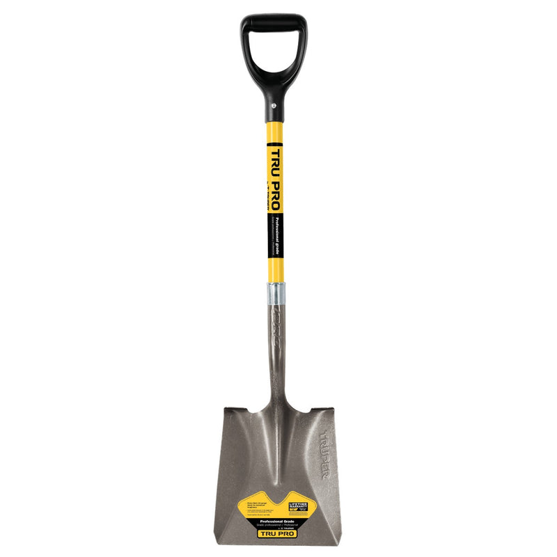 Truper Tru Pro 29 In. Fiberglass D-Handle Square Point Shovel