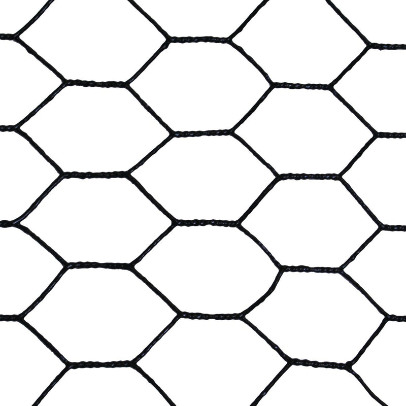 Acorn 1 In. x 36 In. H. x 150 Ft. L. Hexagonal  Vinyl-Coated Wire Poultry Netting
