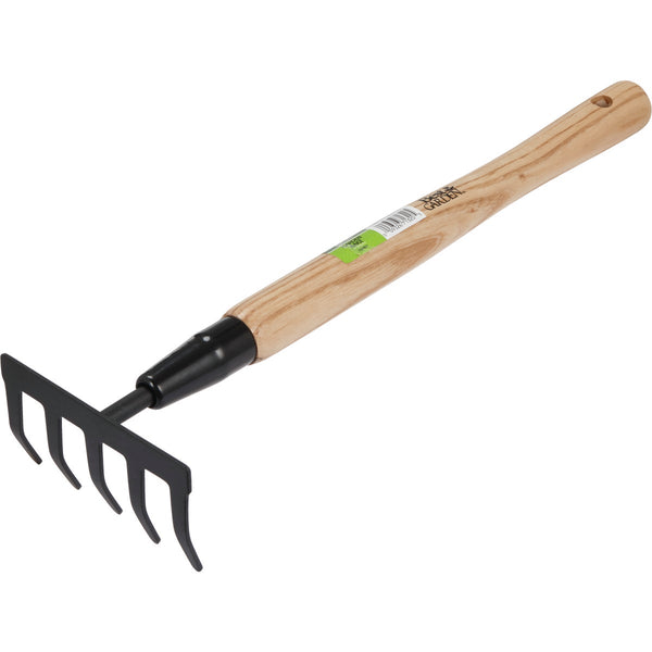 Best Garden 5 In. Steel Level Garden Rake (5-Tine)