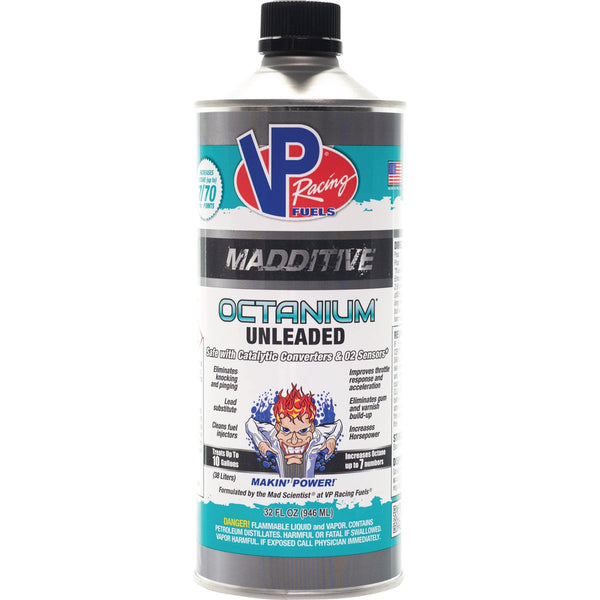 VP Racing Fuels Madditive Octanium Unleaded Lead Substitute