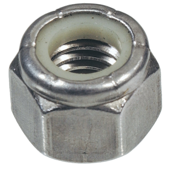 Hillman 1/2 In. 13 tpi Stainless Steel Course Thread Nylon Insert Lock Nut (25 Ct.)