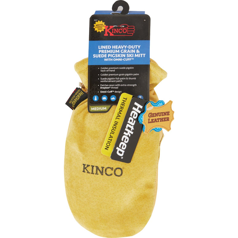 Kinco Men's Medium Premium Pigskin Thermal Insulated Mitten